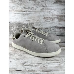Women's Cole Haan Grandpro Tennis Gray Animal Print Suede Sneaker Sz 8.5B